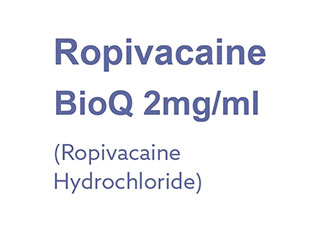 Ropivacaine 2 mg/ml solution for infusion in administration system
